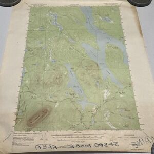 1954 USGS PUBLIC UTILITIES COMM Ragged Lake, ME Quadrangle Piscataquis 1:625 MAP